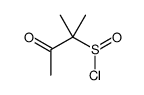 2-methyl-3-oxobutane-2-sulfinyl chloride结构式
