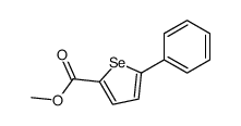 methyl 5-phenylselenophene-2-carboxylate结构式
