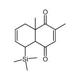 2,8a-Dimethyl-5-trimethylsilanyl-4a,5,8,8a-tetrahydro-[1,4]naphthoquinone Structure