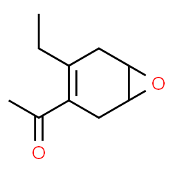 Ethanone, 1-(4-ethyl-7-oxabicyclo[4.1.0]hept-3-en-3-yl)- (9CI) structure