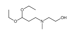 2-[3,3-diethoxypropyl(methyl)amino]ethanol结构式