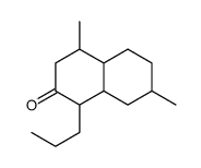 4,7-dimethyl-1-propyl-3,4,4a,5,6,7,8,8a-octahydro-1H-naphthalen-2-one Structure