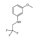 3-Methoxy-N-(2,2,2-trifluoroethyl)aniline Structure