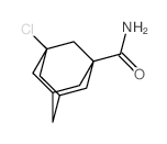 3-氯-1-金刚烷羧酰胺结构式
