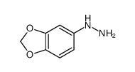 BENZO[1,3]DIOXOL-5-YL-HYDRAZINE结构式