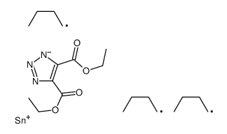 diethyl 2-tributylstannyltriazole-4,5-dicarboxylate结构式