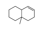 trans-1,2,3,4,4A,5,6,8A-octahydro-4A-methyl-Naphthalene Structure