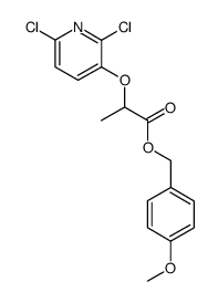 2-(2,6-Dichloro-pyridin-3-yloxy)-propionic acid 4-methoxy-benzyl ester结构式