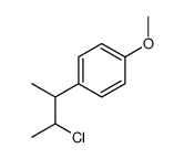 1-(3-chlorobutan-2-yl)-4-methoxybenzene结构式