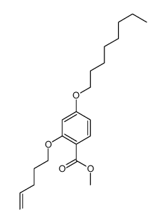 methyl 4-octoxy-2-pent-4-enoxybenzoate结构式