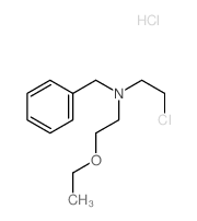 N-benzyl-2-chloro-N-(2-ethoxyethyl)ethanamine结构式