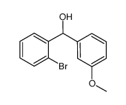 (2-Bromo-phenyl)-(3-methoxy-phenyl)-methanol Structure