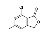 4-chloro-6-methyl-1H-furo[3,4-c]pyridin-3-one Structure
