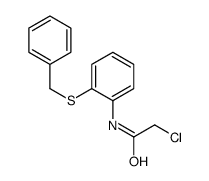 N-[2-(BENZYLTHIO)PHENYL]-2-CHLOROACETAMIDE结构式