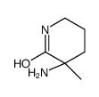 3-amino-3-methylpiperidin-2-one结构式