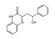 3-(2-hydroxy-2-phenylethyl)-1H-quinoxalin-2-one结构式