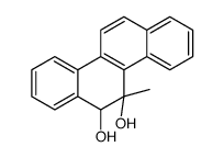 5-methyl-6H-chrysene-5,6-diol结构式