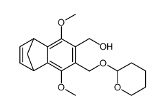6-hydroxymethyl-7-(tetrahydropyran-2'-yloxymethyl)-5,8-dimethoxy-1,4-dihydro-1,4-methanonaphthalene结构式
