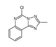 2-methyl-5-chloro-1,2,4-triazolo[1,5-c]quinazoline结构式