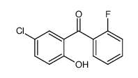 5-chloro-2'-fluoro-2-hydroxybenzophenone结构式