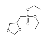 4-(diethoxyphosphorylmethyl)-1,3-dioxolane结构式