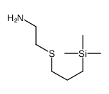 2-(3-trimethylsilylpropylsulfanyl)ethanamine结构式