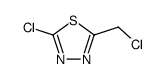 2-chloro-5-(chloromethyl)-1,3,4-thiadiazole结构式