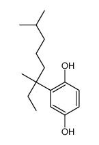 2-(3,7-dimethyloctan-3-yl)benzene-1,4-diol结构式