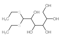D-Mannose,diethyl dithioacetal (9CI)结构式