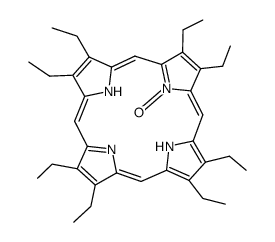octaethylporphyrin N-oxide结构式