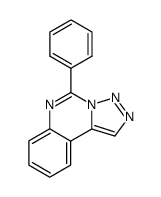5-Phenyl[1,2,3]triazolo[1,5-c]quinazoline结构式