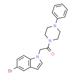 2-(5-bromo-1H-indol-1-yl)-1-(4-phenylpiperazin-1-yl)ethanone picture