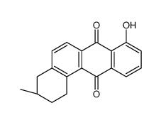 (R)-8-HYDROXY-3-METHYL-1,2,3,4-TETRAHYDROBENZ[A]ANTHRACENE-7,12-DIONE结构式