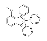 triphenylantimony 3-methoxyphenylene-1,2-dioxide Structure