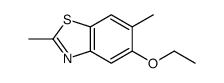 5-Ethoxy-2,6-dimethyl-1,3-benzothiazole结构式