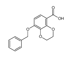 8-benzyloxy-2,3-dihydro-1,4-benzodioxin-5-carboxylic acid结构式