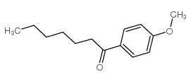 1-(4-methoxyphenyl)heptan-1-one结构式