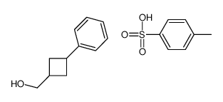 4-methylbenzenesulfonic acid,(3-phenylcyclobutyl)methanol结构式