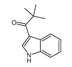 1-(1H-indol-3-yl)-2,2-dimethylpropan-1-one结构式