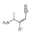 (Z)-3-amino-1-diazoniobut-1-en-2-olate结构式