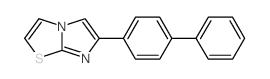 7-(4-phenylphenyl)-4-thia-1,6-diazabicyclo[3.3.0]octa-2,5,7-triene结构式