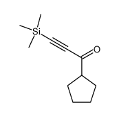 1-cyclopentyl-3-(triMethylsilyl)prop-2-yn-1-one Structure