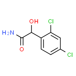 Benzeneacetamide,2,4-dichloro--alpha--hydroxy-结构式