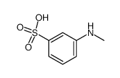 N-methyl-m-aminobenzenesulfonic acid Structure