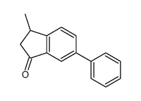 1-Indanone, 3-methyl-6-phenyl-结构式