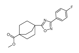 METHYL 4-(3-(4-FLUOROPHENYL)-1,2,4-OXADIAZOL-5-YL)BICYCLO[2.2.2]OCTANE-1-CARBOXYLATE picture