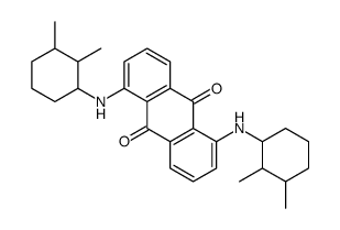 1,5-bis[(2,3-dimethylcyclohexyl)amino]anthracene-9,10-dione Structure