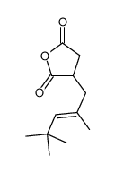 3-(2,4,4-trimethylpent-2-enyl)oxolane-2,5-dione Structure