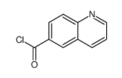 6-QUINOLINECARBONYL CHLORIDE structure