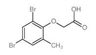 Aceticacid, 2-(2,4-dibromo-6-methylphenoxy)- structure